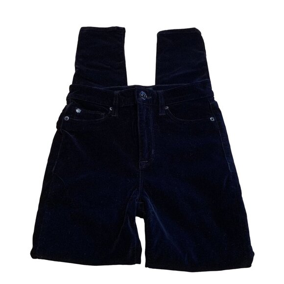 Hudson High Waist Barbara Super Skinny Ankle Pants Size 25 Black - Picture 2 of 5